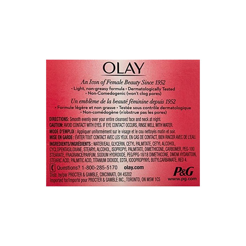 OLAY Night of OLAY Firming Cream 2 oz (Pack of
