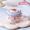 MURRI&MURRDI Denture Bath Box for Travel, 2 in 1 Retainer
