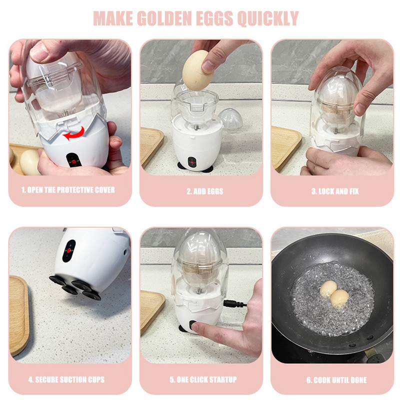 Electric Egg Scrambler Shaker Electric Golden Egg Maker Home Yolk