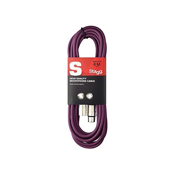 Stagg SMC6 CPP 6 m XLR to XLR Microphone Cable