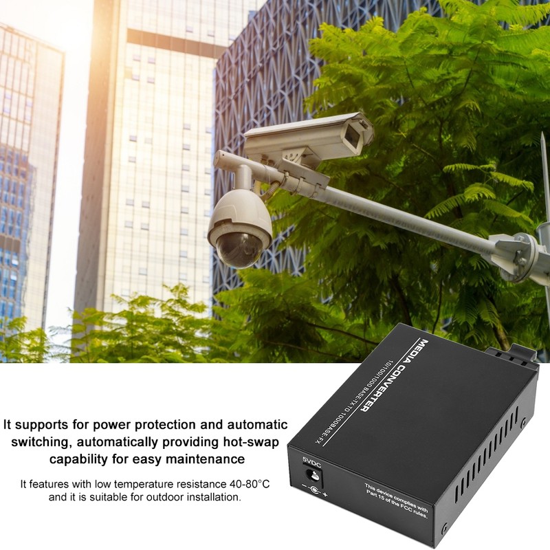 Carrier Class Gigabit Dual Fiber Single Mode SC Fiber Optic