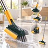 3-in-1 Floor Scrub Brush with Extra-Stiff Bristles – 40.55" Long