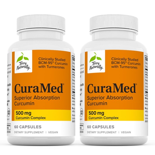 Terry Naturally CuraMed 500 mg Curcumin Complex - 60 Capsules,
