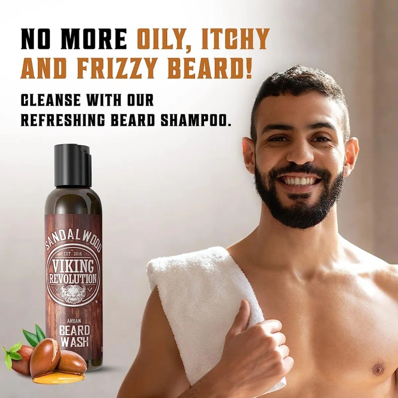 Viking Revolution Acondicionador Y Champú Para Barba Argán