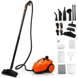 BEAMNOVA Steam Cleaner Electric Household Steamer High Pressure Multipurpose Rolling Cleaning Machine for Carpet Upholstery Floor Car Detailing Home Inside 1.5L 50.72oz Water Container with Roller