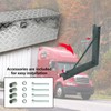 Underbody Truck Tool Box Mounting Brackets Kit, Welded Formed Steel