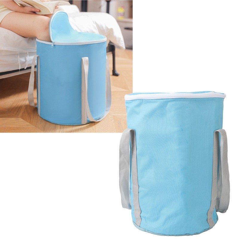 Collapsible Foot Soaking Bath Bag 5 Layer Insulated Waterproof Portable