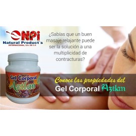 Gel Corporal Aztlan Bote 1.2 Kg Mentol Y Eucalipto