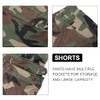 SINAIRSOFT Men's Millitary Shorts,Tactical Camouflage Outdoor Casual Shorts,Multi-Pocket Relaxed Fit