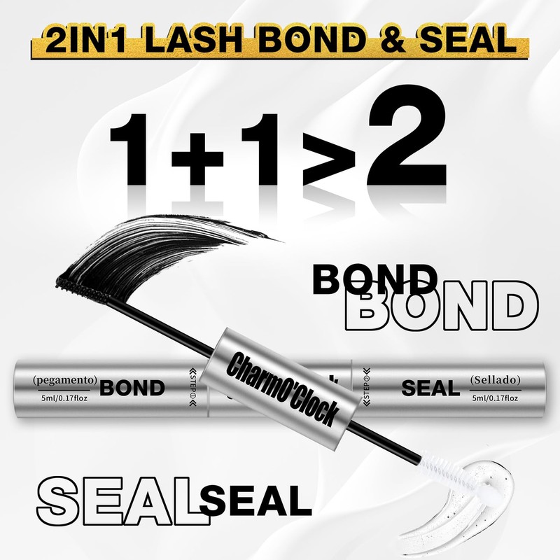 Lash Glue, Eyelash Bond and Seal Kit - Long-Lasting 72H