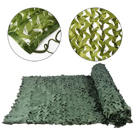 TENCEN Camouflage Net, Camouflage Pattern, Ghillie Net, Sunshade, Ventilation, Blinder, Camping, Outdoor Activities, Survival Games, Wild Bird Photography, Hunting, Decoration