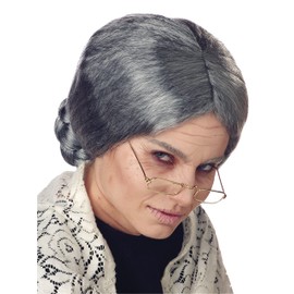 California Costumes Women's Grandma Wig,Grey,One Size