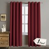 Rose Home Fashion - Cortinas Opacas para Puerta corredera, oscurecimiento