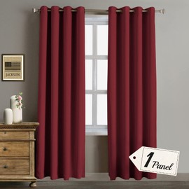 Rose Home Fashion - Cortinas Opacas para Puerta corredera, oscurecimiento de la habitación, Cortinas con Aislamiento térmico para Sala de Estar,...   