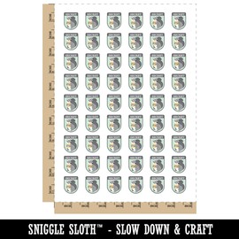 Secret Squirrel Stuff Temporary Tattoo Water Resistant Fake Body Art Set Collection - 54 1" Tattoos (1 Sheet)