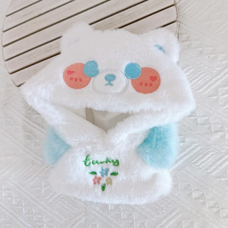 Fluffy Animal Kigurumi [For 7.9 inches (20 cm)] White g.triger