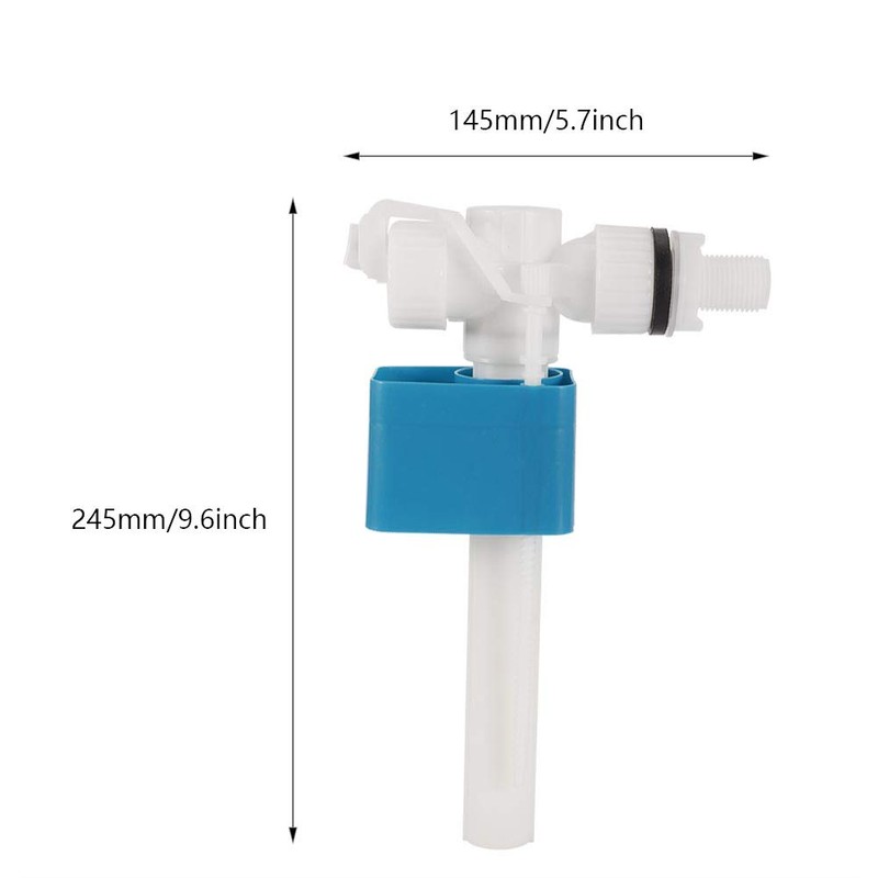 Side Entry Fill Valve, Toilet Cistern Fill Valve, 1/2" Toilet