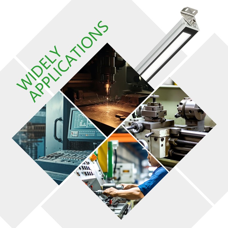 Xapolu Industrial Machine LED Tube Light 12W 1440LM, 17.2In 6500K