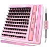 GGOKOK 120Pcs Lashes Extension Kit Eyelash Extension Kit 8-16mm Fluffy