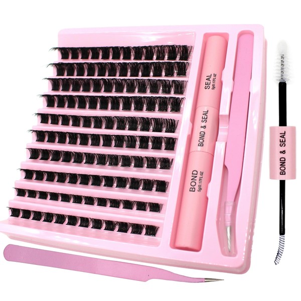 GGOKOK 120Pcs Lashes Extension Kit Eyelash Extension Kit 8-16mm Fluffy