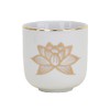 Buddhist Altar Hasegawa Teacup White Gold Lotus 2.2 Buddhist Altar
