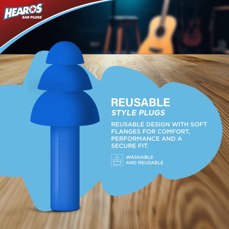 Hearos Multi-Purpose Series Ear Plugs, 4 Count