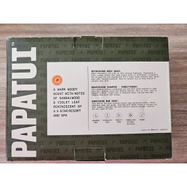 Papatui Shower Pack Sandalwood Suede - Body Wash Shampoo & Conditioner Bar Soap