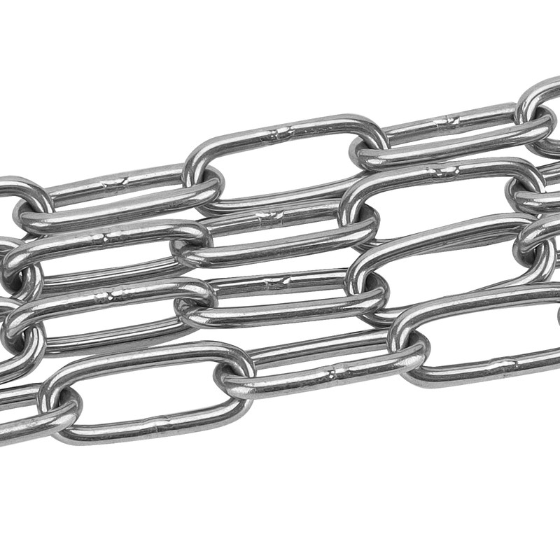 LEXININ 5/32 Inch x 32 Feet Stainless Steel Coil Chain