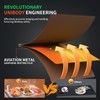 Heapsion Food Warming Mat, Electric Plate with 6 Level Temp