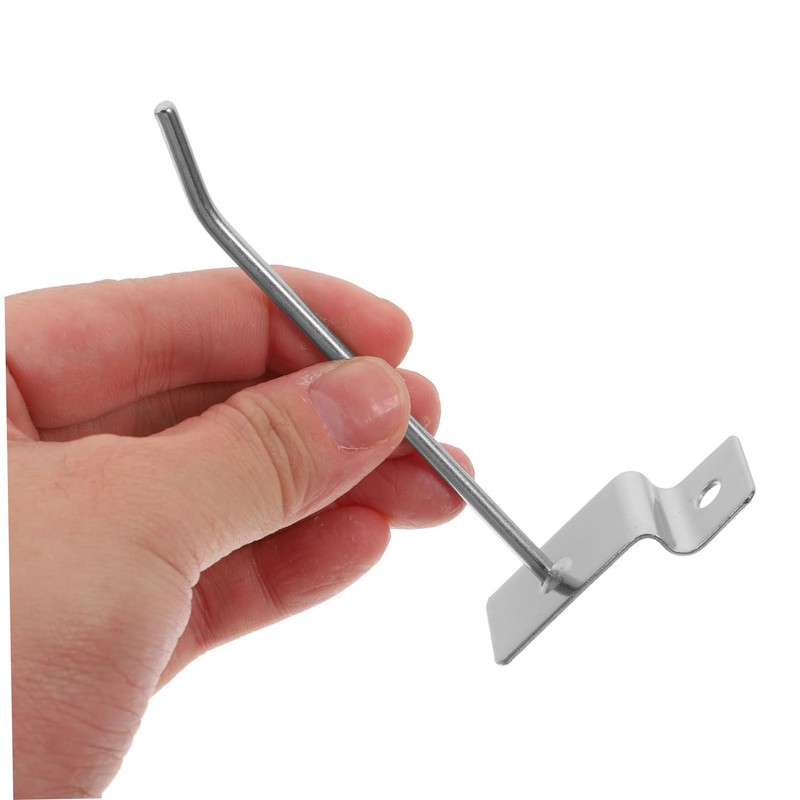 Hohopeti 20pcs Slatwall Hooks for Retail Display Sturdy Panel Hooks