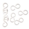 Healifty Plastic S-shaped Hooks Hangers Kitchen Bathroom Spoon Towel Clothes