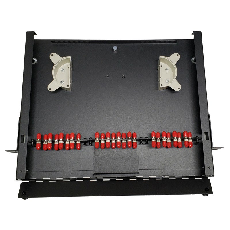 Unbranded/Generic 24 Fiber 1RU Rack Mount FDP Patch Only w/