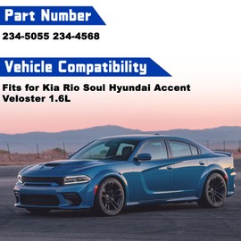 Kessocco 2pcs Oxygen O2 Sensor 234-5055 234-4568 Upstream & Downstream Oxygen Sensor Compatible with 2012-2014 Hyundai Accent Veloster, 2012-2015 Kia Rio Soul 1.6L