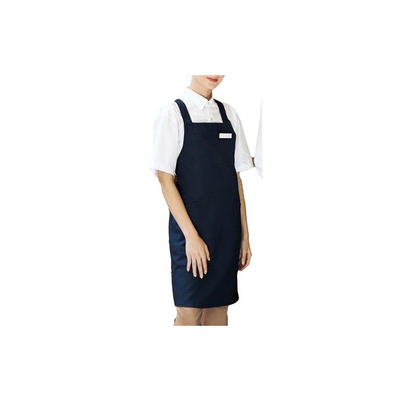 Albe BSS100 Simple Unisex Apron, 6 Colors, X-Shaped, Antistatic, Antibacterial,