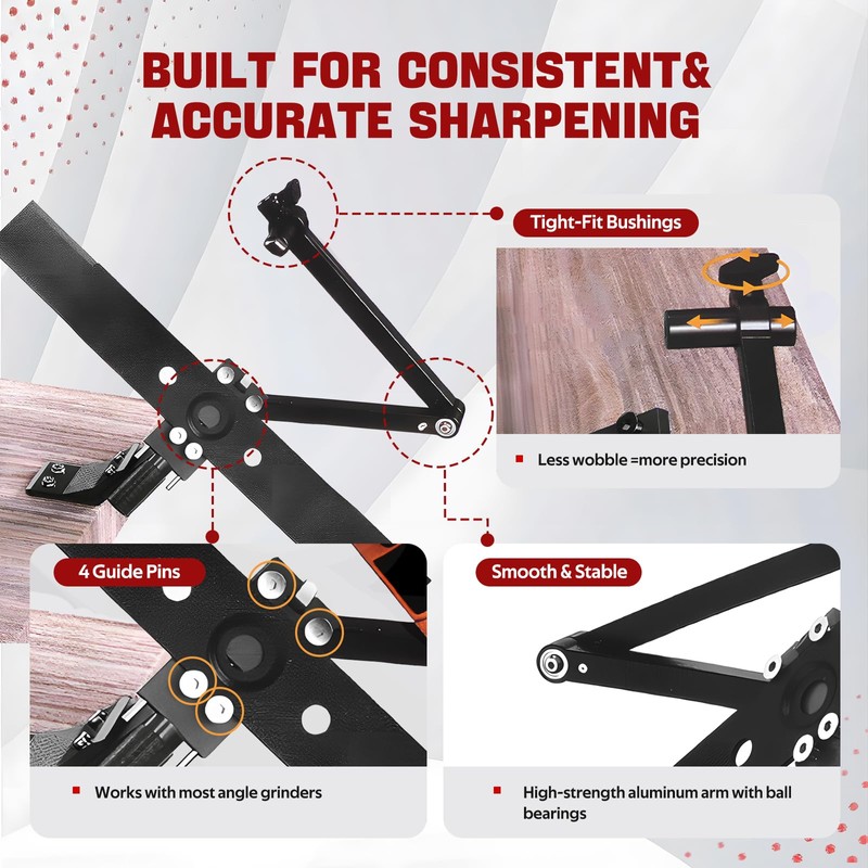 Aurorasters Lawnmower Blade Sharpener & Mower Blade Balancer