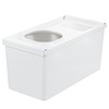 Totno Drawer Plastic Bag Storage Box R White