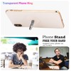 lenoup Transparent Heart Cell Phone Ring Holder Kickstand,Bling Bling Sparkle