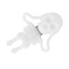 Cartoon U Disk White Skull Appearance High Speed Bulk Storage