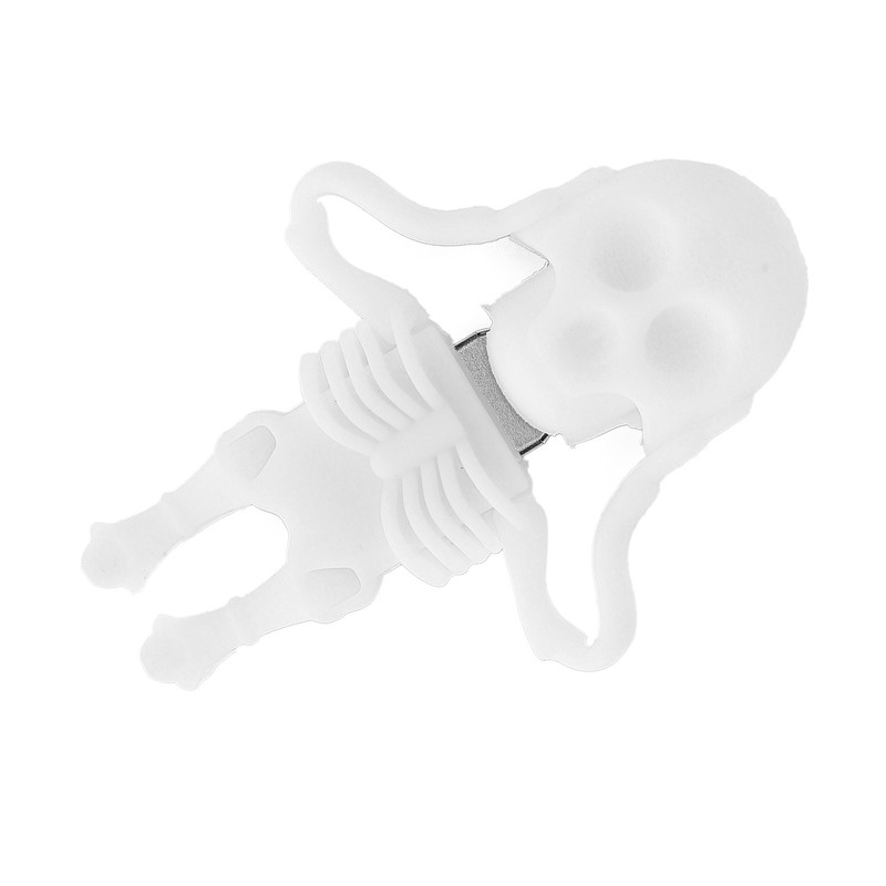 Cartoon U Disk White Skull Appearance High Speed Bulk Storage