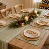 Boho Table Runner and Placemats Set of 6, Modern Farmhouse