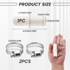 Washing Machine Waste Pipe Connector with Hose Clips Waste Pipe