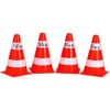 New Sports 63086 Toy Traffic Cones Set of 4 Height