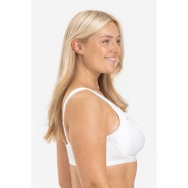 Miss Mary of Sweden Amsterdam Women's Underwired Bra with No-Slip Straps White