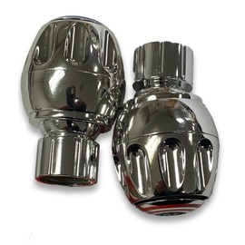 Eco Spin, Polished Chrome High-Pressure Shower Head. Box Contains 2 Showerheads.