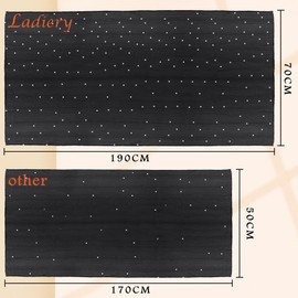 Ladiery Women Shawls and Wraps for Evening Dresses, Lightweight Soft Chiffon Sparkly Rhinestones Women Formal Scarf Shawl Wraps for Weddings