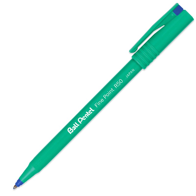 Pentel R50 Fine Point Rollerball Pen - 0.8mm Tip -