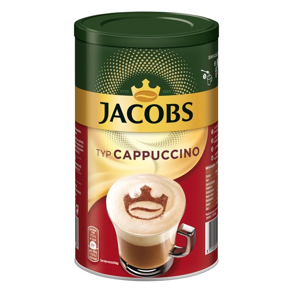 Jacobs Cappuccino - Bebida instantánea de café 400 g