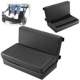 BALAPET Adjustable Wheelchair Leg Rest, High Density Foam Wheelchair Foot Support, Extender Calf Elevated Pad, Soft and Comfortable Leg Cushion Protector for Home Hospital(Black)