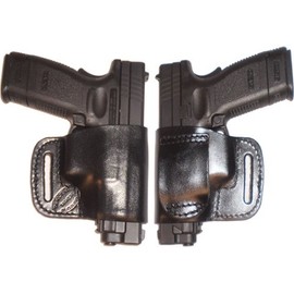 Springfield 1911 3" Pro Carry Belt Ride Gun Holster Right Hand Black