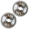Echo Corner 2-Pack 4-1/2-Inch 40T Angle Grinder Wood Cutting Blade,